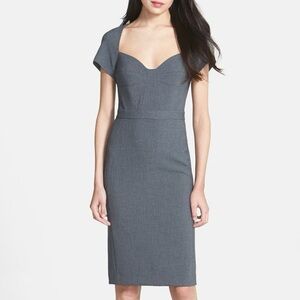 Diane Von Furstenberg 'Katrina' Woven Sheath Dress Sz 4 EUC Fitted Zipper $365